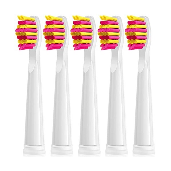 Brossettes de Rechange 10pc Compatible with Fairywill D7/D8/FW507/FW508/FW551/FW2011/FW917/FW959/FW515/Seago SG E9 Brosse à D