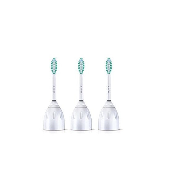 Philips Sonicare E-Series HX7023/30 Lot de 3 têtes de brosse à dents de rechange Brossettes de rechange