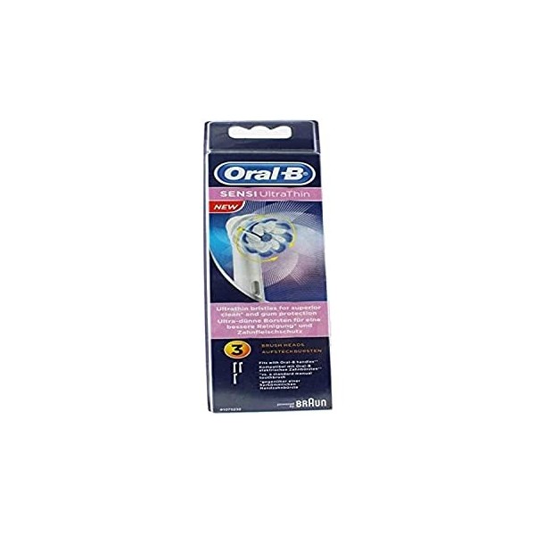 Oral-B Sensi Ultrathin Brossettes De Rechange Pour Brosse À Dents Électrique x3