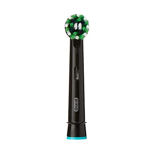 Oral-B - Têtes de brosse CrossAction 4 avec technologie CleanMaximiser Black Edition - 1 pièce, 4 Unité Lot de 1 