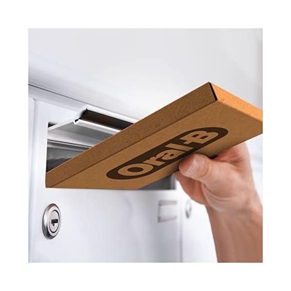 Oral-B Cross Action Brossette Pour Brosse À Dents Électrique, Lot De 12, Convient À Une Boîte Aux Lettres