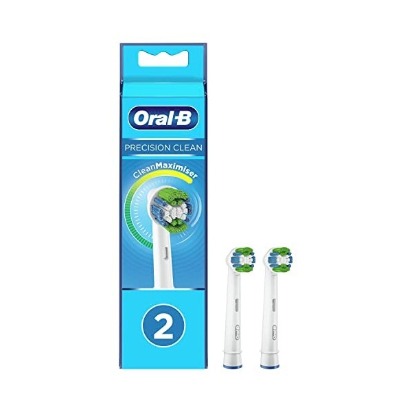 Oral-B CrossAction Lot de 10 brossettes de rechange pour brosse à dents électrique Noir