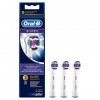 Oral-B 3D White pour Brosse à Dents Electrique Pack de 3 Brossettes