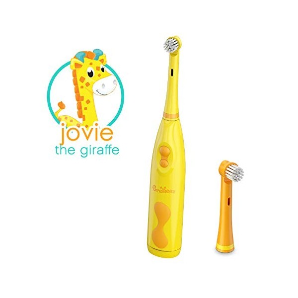 Brusheez Lot de 2 têtes de rechange pour brosse à dents Jovie la girafe