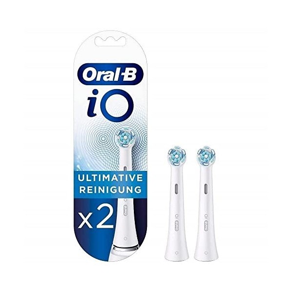 Oral-B iO Lot de 2 brossettes Nettoyage ultime noir