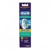 Oral-B Dual Clean brossettes de rechange pour brosse à dents électrique x4