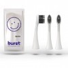 BURST Lot de 3 têtes de brosse à dents – Têtes de rechange authentiques pour brosse à dents électrique Burst Sonic – Poils ul