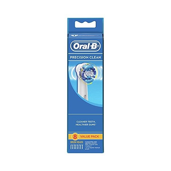 Oral-B - 64704719 - EB17 - Brossettes - Pack de 8 - Precision Clean