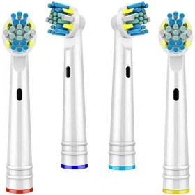 LUMAXY Lot de 8 têtes de rechange pour brosse à dents Oral-B, compatibles avec brosse à dents électrique Oral B Braun