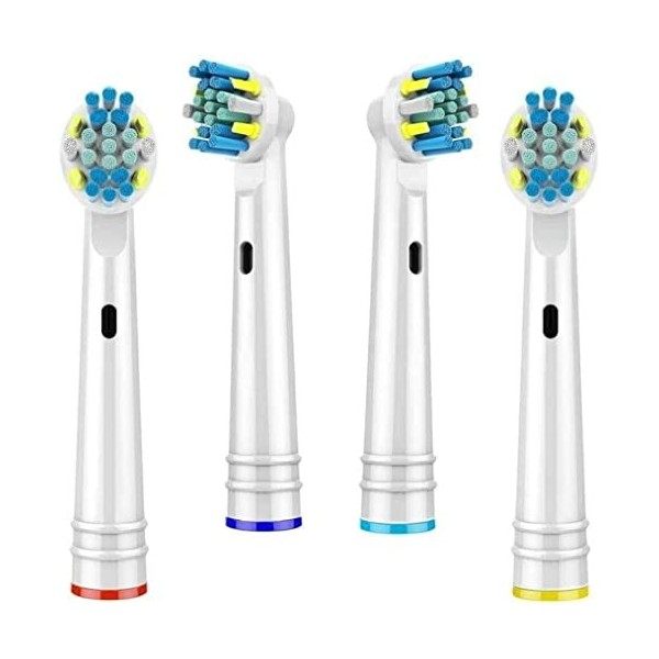 LUMAXY Lot de 8 têtes de rechange pour brosse à dents Oral-B, compatibles avec brosse à dents électrique Oral B Braun