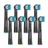 8 brossettes Precision Clean compatibles avec les brosses à dents électriques OralB, compatibles avec Oralb Pro1000/2000/3000