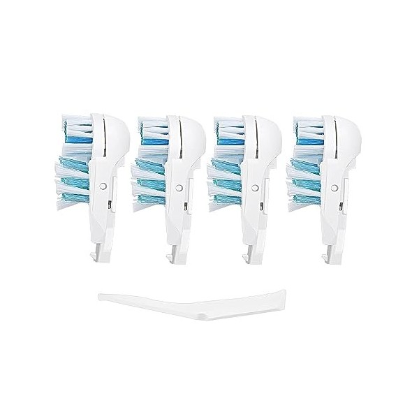 Lot de 4 brossettes de précision compatibles avec Oral-B CrossAction Power 1 