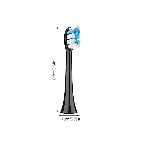 Lot de 8 Têtes de Brosse à Dents de Rechange Compatible avec Philips Sonicare Electrique, TGKYK Brossettes de Rechange Compat