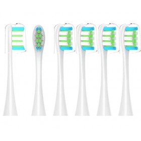 Lot de 6 brosses de rechange compatibles avec les têtes de brosse à dents électriques Oclean, têtes de brosse à dents électri