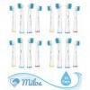 Milos Lot de 16 têtes de rechange pour brosse à dents électrique Compatible avec têtes de brosse à dents Oral B Braun