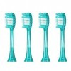 SOOCAS 4Pcs Tête de Brosse à Dents Électrique de Rechange Spark - Lac Bleu