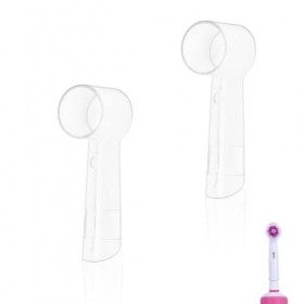 Étui de Brosse à Dents, 2 Pcs Électrique Brosse à Dents Tête Housse, Couverture de Brosse à Dents éLectrique, Protection Tête