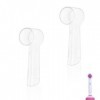 Étui de Brosse à Dents, 2 Pcs Électrique Brosse à Dents Tête Housse, Couverture de Brosse à Dents éLectrique, Protection Tête
