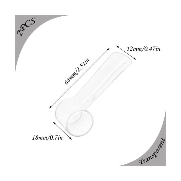 Étui de Brosse à Dents, 2 Pcs Électrique Brosse à Dents Tête Housse, Couverture de Brosse à Dents éLectrique, Protection Tête
