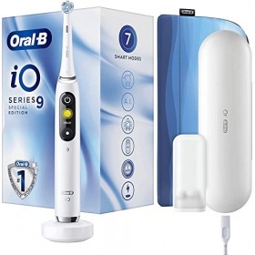 Oral-B iO Series 9 Brosse à Dents Électrique Rechargeable avec 1 Manche Intelligence Artificielle, 1 Brossette et 1 Étui de V