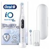 Oral-B iO 6N Brosse À Dents Électrique Blanche connectée Bluetooth, 2 Brossettes, 1 Étui De Voyage & iO Gentle Care, Embout, 