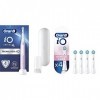 Oral-B iO 4N Brosse À Dents Électrique Lavande connectée Bluetooth, 1 Brossette, 1 Étui De Voyage & iO Gentle Care, Embout, P