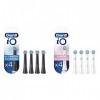 Oral-B iO Gentle Care Brossettes de rechange pour Brosse à Dents Électrique Format Spécial Boîte Aux Lettres, Pack de 4 & Io 