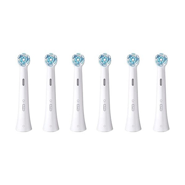 Oral-B iO Lot de 6 brosses de nettoyage pour brosse à dents électrique