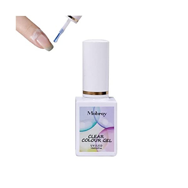 yidin Latex Liquide 12 ML,Décoller Le Vernis à Ongles - Edge Perfection Easy Peel Barrière de Vernis, Colle Anti-débordement,