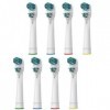 KongKay Brossettes de Rechange pour Oralb double clean, 8 Têtes Compatibles Avec les Oralb Brosses à Dents Électriques, Têtes