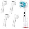 4 housses de tête compatibles avec les pièces de rechange pour brosse à dents électrique oral B - Couverture anti-poussière c