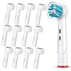 4 housses de tête compatibles avec les pièces de rechange pour brosse à dents électrique oral B - Couverture anti-poussière c