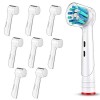 4 housses de tête compatibles avec les pièces de rechange pour brosse à dents électrique oral B - Couverture anti-poussière c