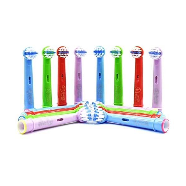 Humble Earth Lot de 16 têtes de brosse à dents recyclables compatibles avec les brosses à dents électriques Oral-B