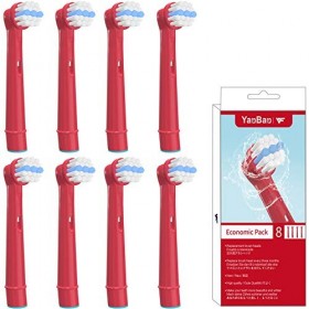 YanBan Lot de 8 têtes de brosse à dents pour enfants Oral B, têtes de rechange pour brosse à dents électrique Braun compatibl