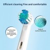 Benfosh Pack de 8 pour oral b brossette de rechange pour Brosse à Dents Électrique