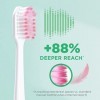 Têtes de recharge Brosse à dents électrique à pile GUM SONIC DAILY | X4 Packs de 2 X8 au total | Noires