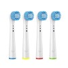 Neoreser 4 Pièces Têtes de Brosse de Rechange,Brossette de Rechange Brosse à Dents Electriques,Nettoyage en profondeur,D’élim