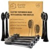 Têtes de brosse à dents Humble Earth avec poils de charbon de bois pour brosse à dents électrique Philips Sonicare