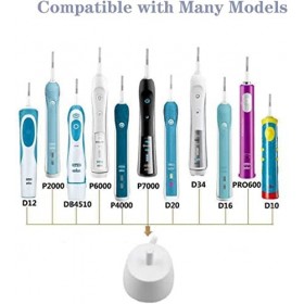 Chargeur de Brosse à Dents Electrique pour Oral B Chargeur de Voyage Modèle 3757 Cordon dalimentation Portable étanche IP67 