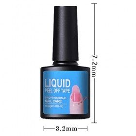 Ruban Liquide à décoller pour Ongles - 10ML Protecteur de Peau Anti-débordement pour Vernis à Ongles | Protecteur de Doigt de