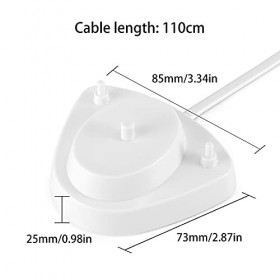 Chargeur de Brosse à Dents Electrique 3757 pour Oral-B,Support de brosses à Dents électriques pour Oral-B avec 2 Capuchons An