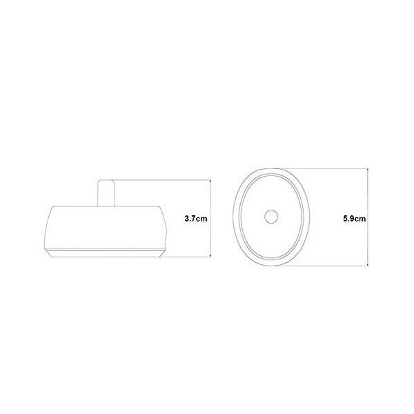 Faderr Base de chargeur de rechange pour brosse à dents électrique, 1,5 W, interface USB pour la plupart des modèles de base 