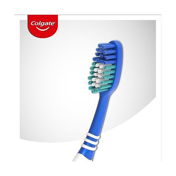 Colgate Brosse à Dents Extra Clean Medium, Lot de 4