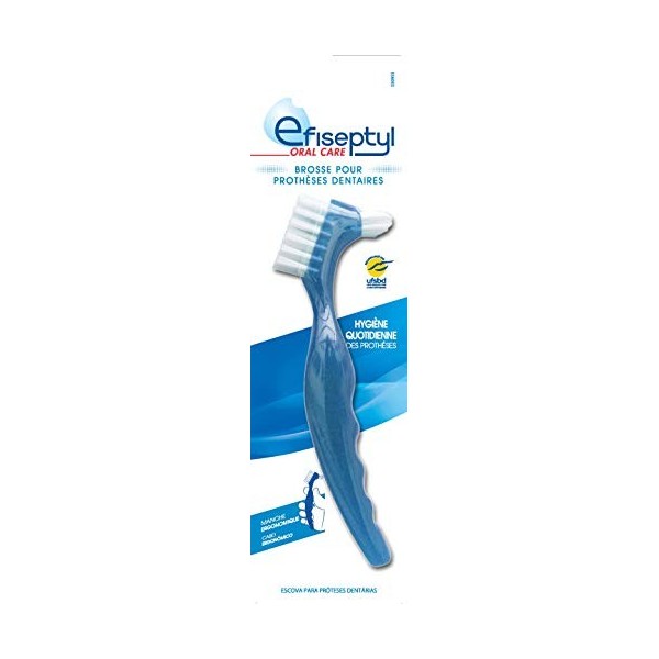 Efiseptyl 2 Têtes Brosse pour Prothèse Dentaire