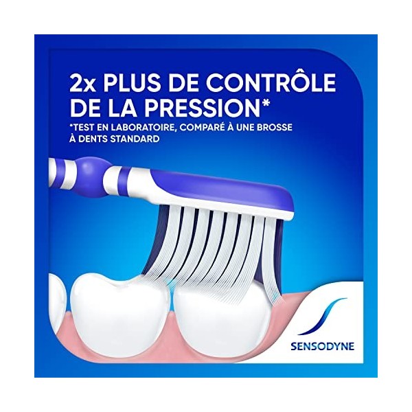 Sensodyne Répare & Protège Brosse à Dents, Pour Dents Sensibles, Souple, Limitant la Sensibilité Dentaire aléatoire