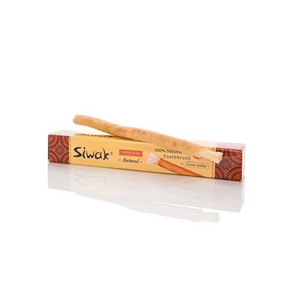 Siwak Miswak Brosse À Dents Naturelle De Qualité Supérieure Avec Étui Voyage. Original Bâton Pour Le Brossage Des Et Blanchim