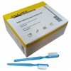 Lot de 100 brosses à Dents avec Dentifrice intégré Bleu 