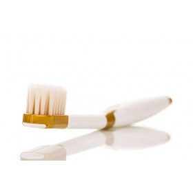 Brosse à dents ionique Crystal Miswak avec poudre de bois de Siwak. Nettoyer les dents avec et sans dentifrice.