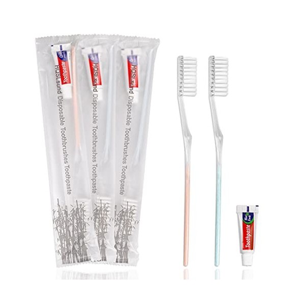 Brosse à Dents Jetable, 30 Brosses à Dents Jetables En Pâte De Dentifrice, Emballées Individuellement Pour Léquipement De Sa